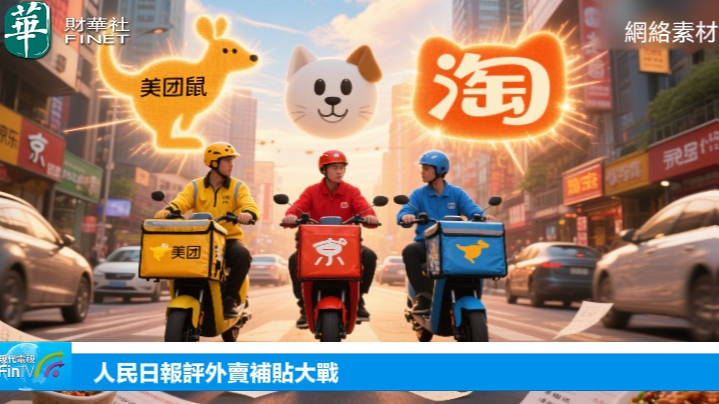 人民日報評外賣補貼大戰