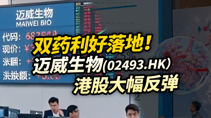 【今日IPO】双药利好落地！迈威生物港股大幅反弹