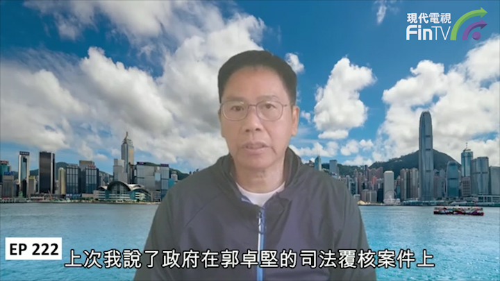 冼國林：向政府提出司法覆核上訴的意見