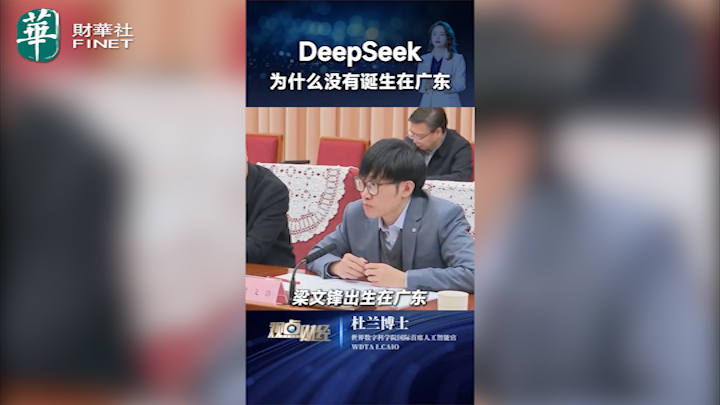 【杜蘭說AI】DeepSeek為什麼沒有誕生在廣東