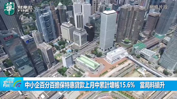 中小企百分百担保特惠贷款上月中累计坏帐15.6%　当局料续升