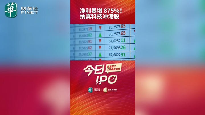 净利暴增 875%！纳真科技冲港股