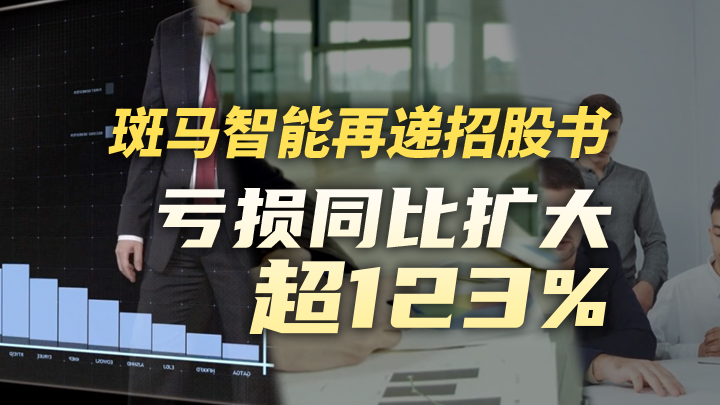 今日IPO 斑马智能再递招股书 亏损同比扩大超 123%