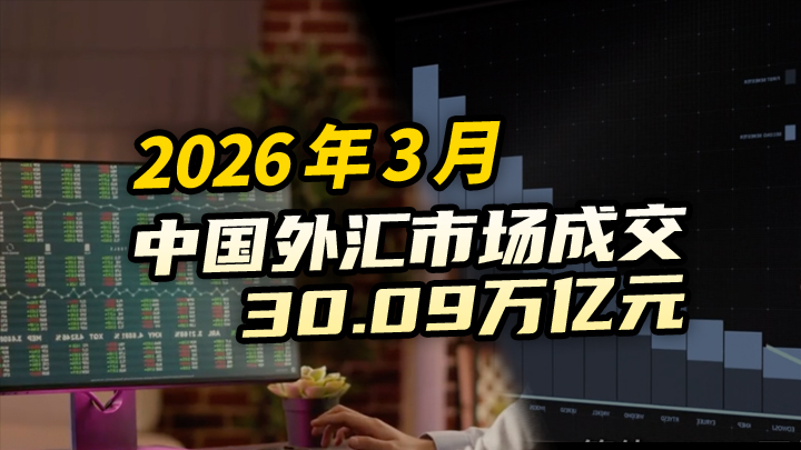 【今日IPO】2026 年 3 月中国外汇市场成交 30.09 万亿元
