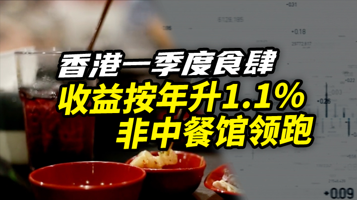 【今日IPO】香港一季度食肆收益按年升 1.1% 非中餐馆领跑