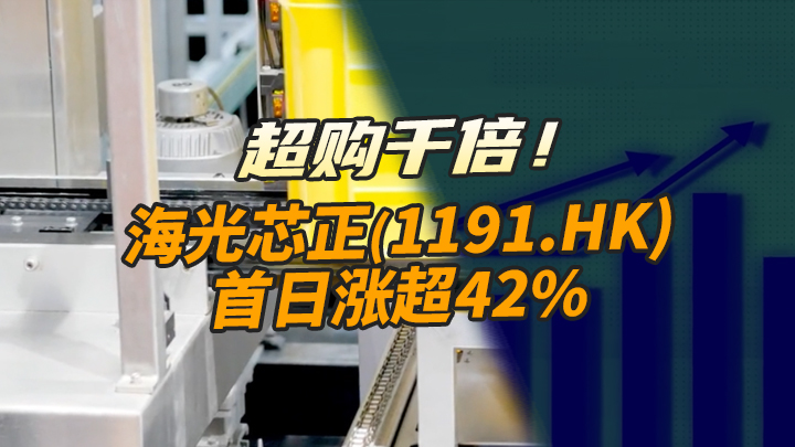 【今日IPO】超购千倍！海光芯正首日涨超42%