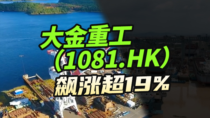 【今日IPO】大金重工[1081.HK]飙涨超19%