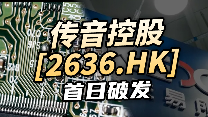 傳音控股[2636.HK]首日破發